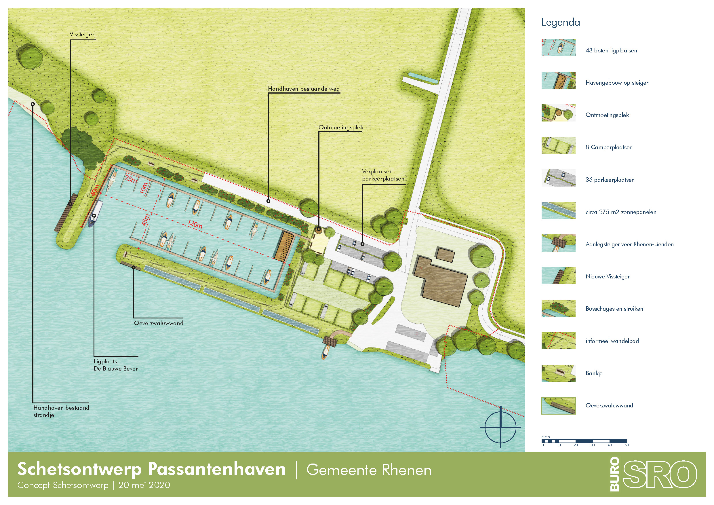 Buro SRO - Nieuws - Plan voor nieuwe passantenhaven in Rhenen