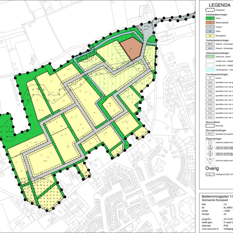 Buro SRO – Nieuws - Klimaatadaptieve en dorpse wijk voor Nunspeet