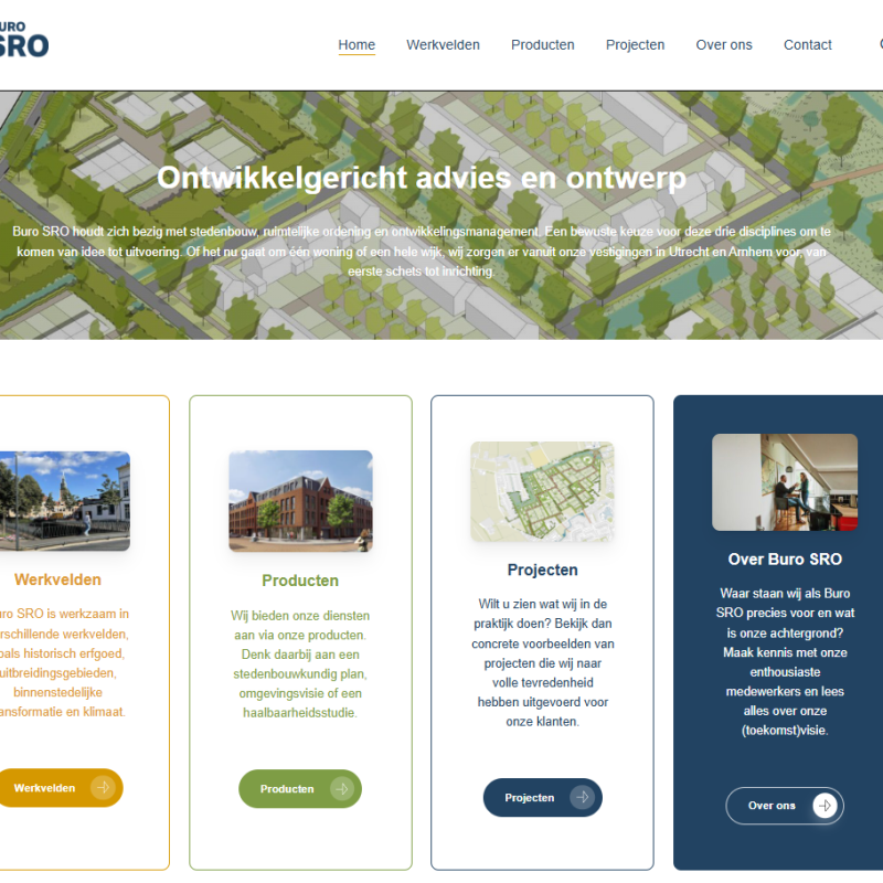 Nieuwe website